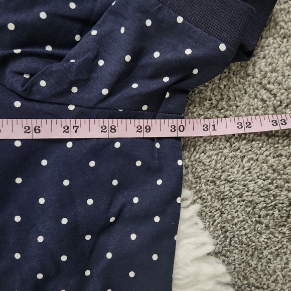 Navy Polka Dot Dress - Picture 4 of 6